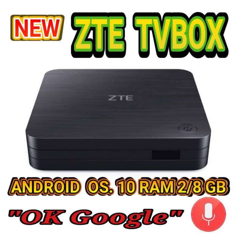 Jual STB ANDROID TV BOX ZTE V5 OS 10 REMOTE VOICE | Shopee Indonesia