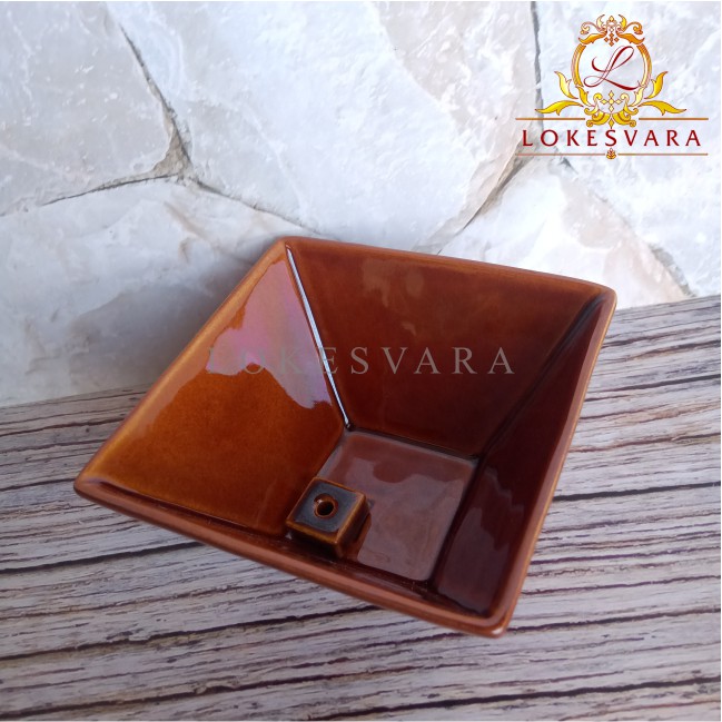 Tempat Dupa Hiolo Bokor Incense Burner Jepang Yukari Ceramic Bowl