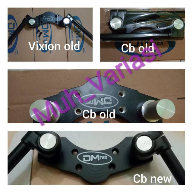 Stang jepit plus dudukan vixion r new 2020 /new/old CB150 R NEW DAN Old verza byson