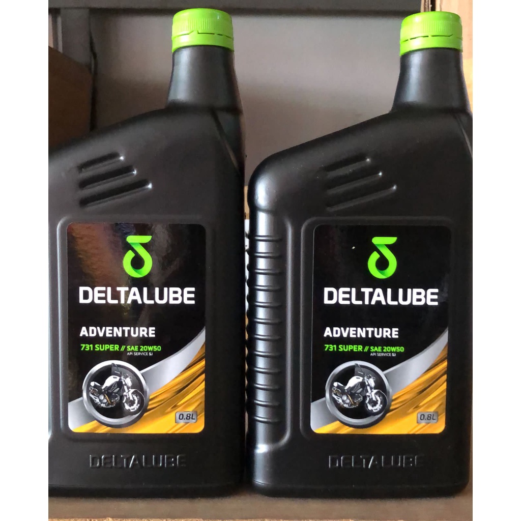 OLI DELTALUBE ADVENTURE 731 SUPER SAE 20W50 0,8 LITER ASLI DELTALUBE