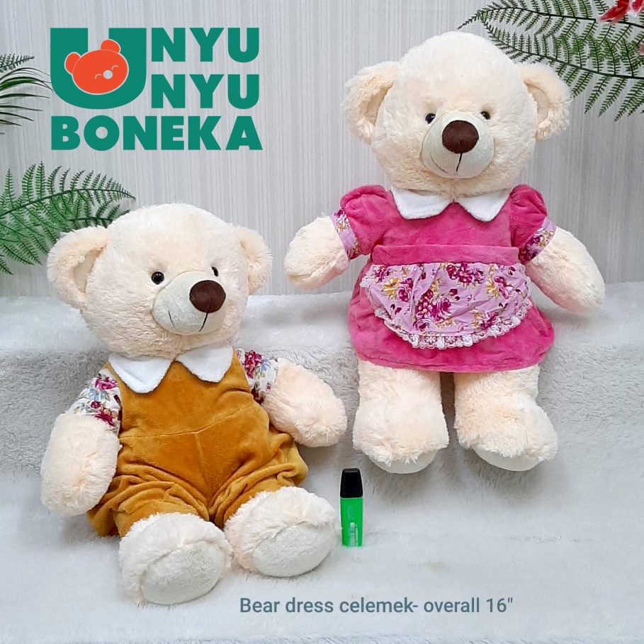 boneka teddy bear couple bahan lembut wedding beruang