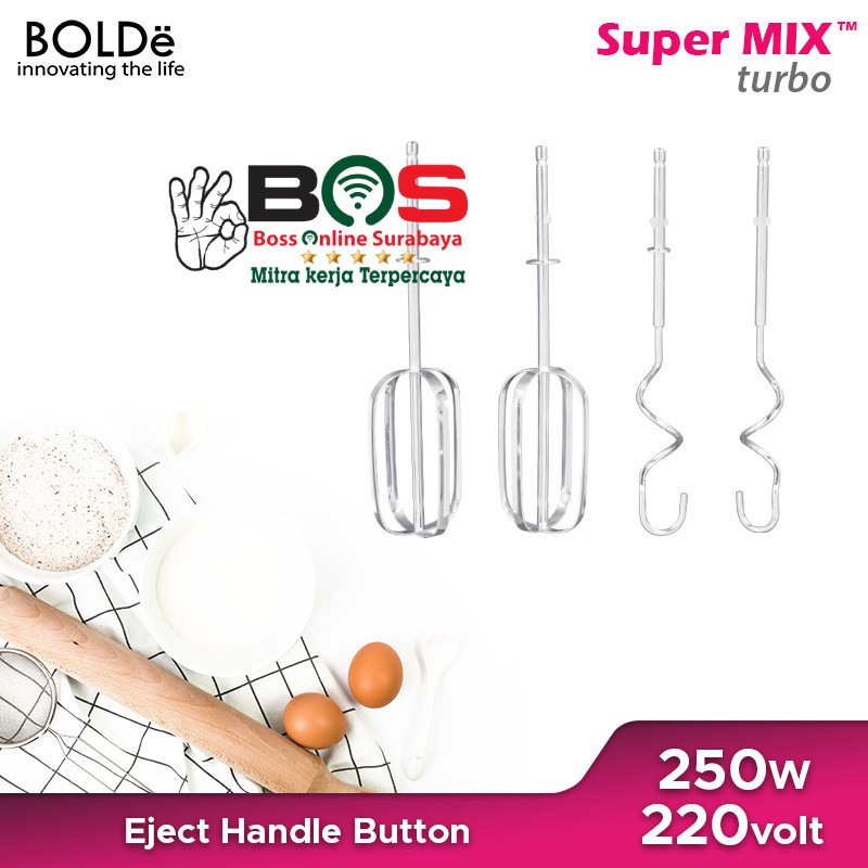 Hand Mixer BOLDe Turbo Hand Mixer Super Mix Turbo Mixer Tangan