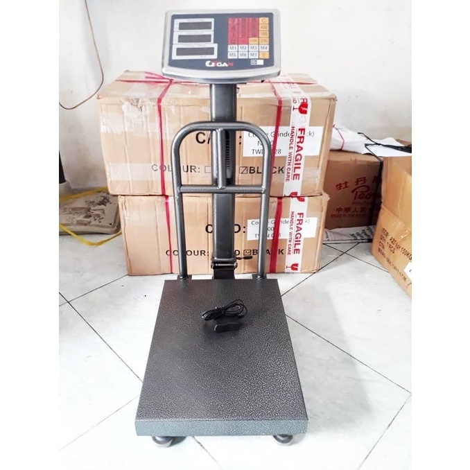 GIGAN Timbangan Duduk Digital 120Kg 2 Layar Timbangan Lantai