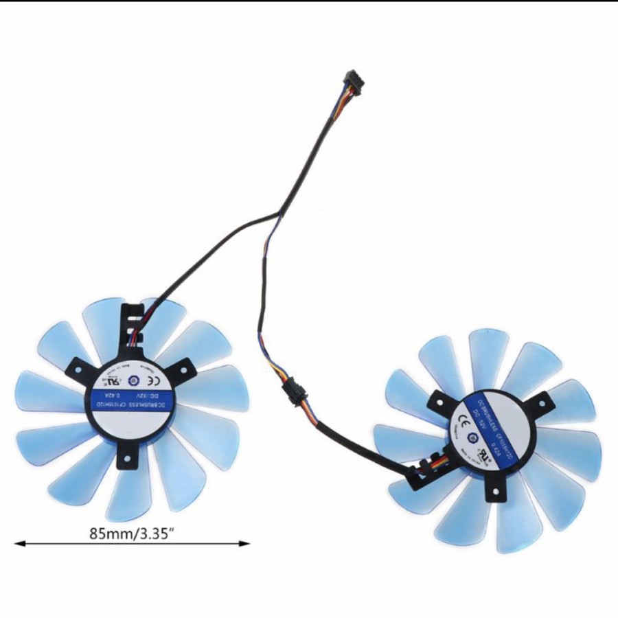 fan pendingin vga,cooler vga card his RX470,RX480,RX570 4GB/8GB