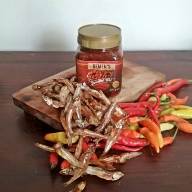 

REMEN SAMBAL TERI LOMBOK MERAH