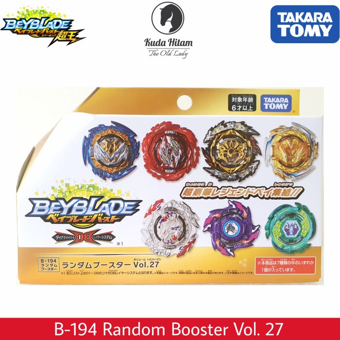 Takara Tomy Beyblade Burst Dynamite Battle B-194 Random Booster RBV 27