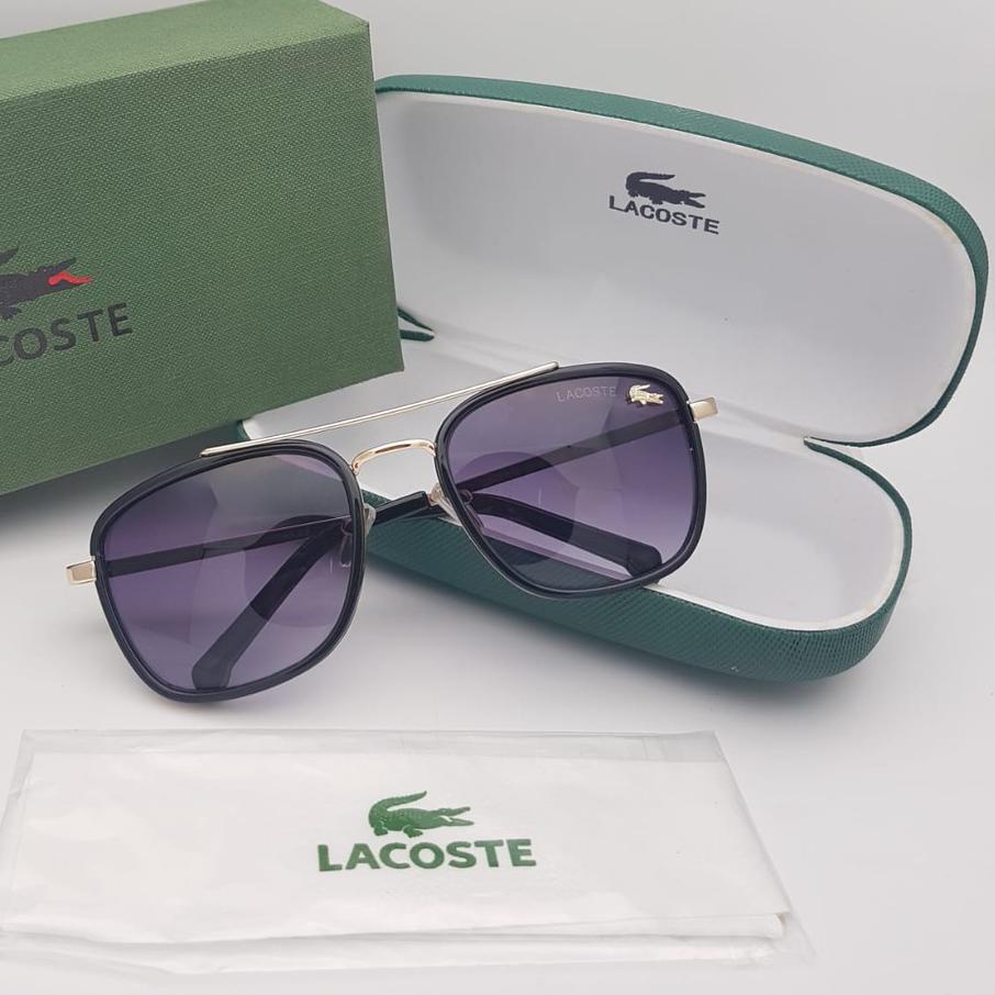 Flash Sale Kacamata Pria & Wanita / Lacoste MH738 + Box Resleting / Full Shet + Hard Case & Cleaner