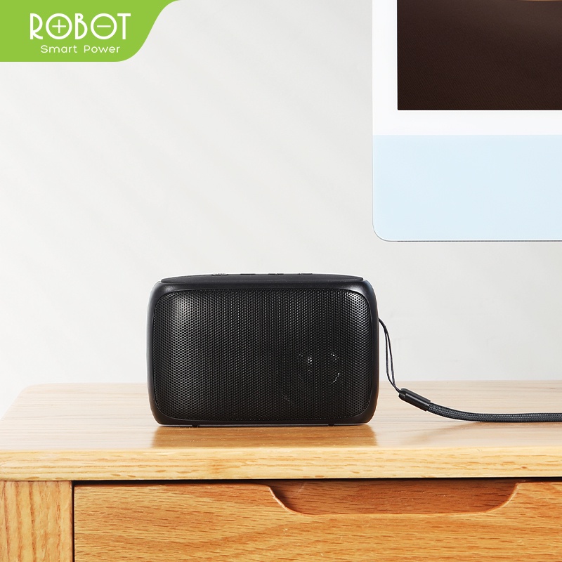 ROBOT Speaker Bluetooth 5.0 Mini Portable Support Micro SD &amp; USB RB110 - original Garansi Resmi 1 Tahun