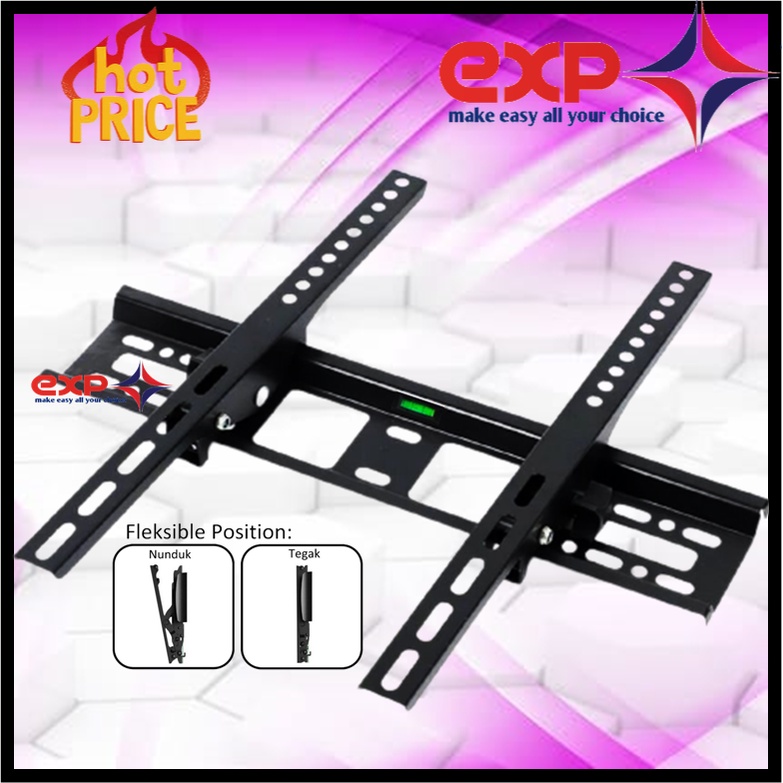 Garansi COCOK!! Bracket TV COOCAA 42&quot; s/d 55&quot; Waterpas adjustable position