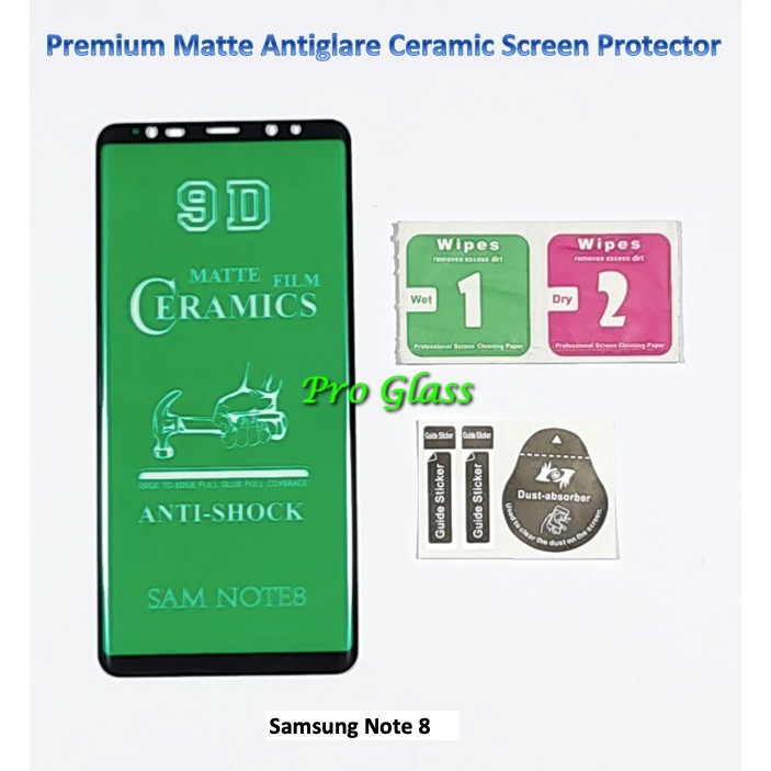 Samsung Note 8 / Note 9 Matte Antiglare Shock Ceramic Screen Protector