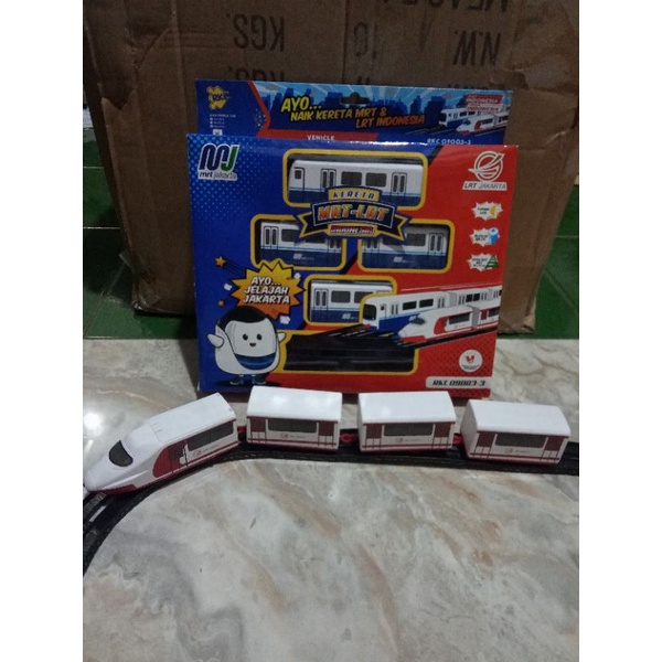 MAINAN KERETA API MRT-LRT SUPER CEPAT