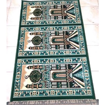 Sajadah Karpet Masjid | Mesjid, Mushola |Motif masjid hijau