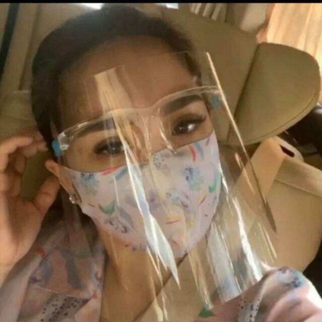 FRAME BENING! FaceShield Kacamata Nagita Pelindung Wajah Termurah READY STOK ARTIS TERLARIS