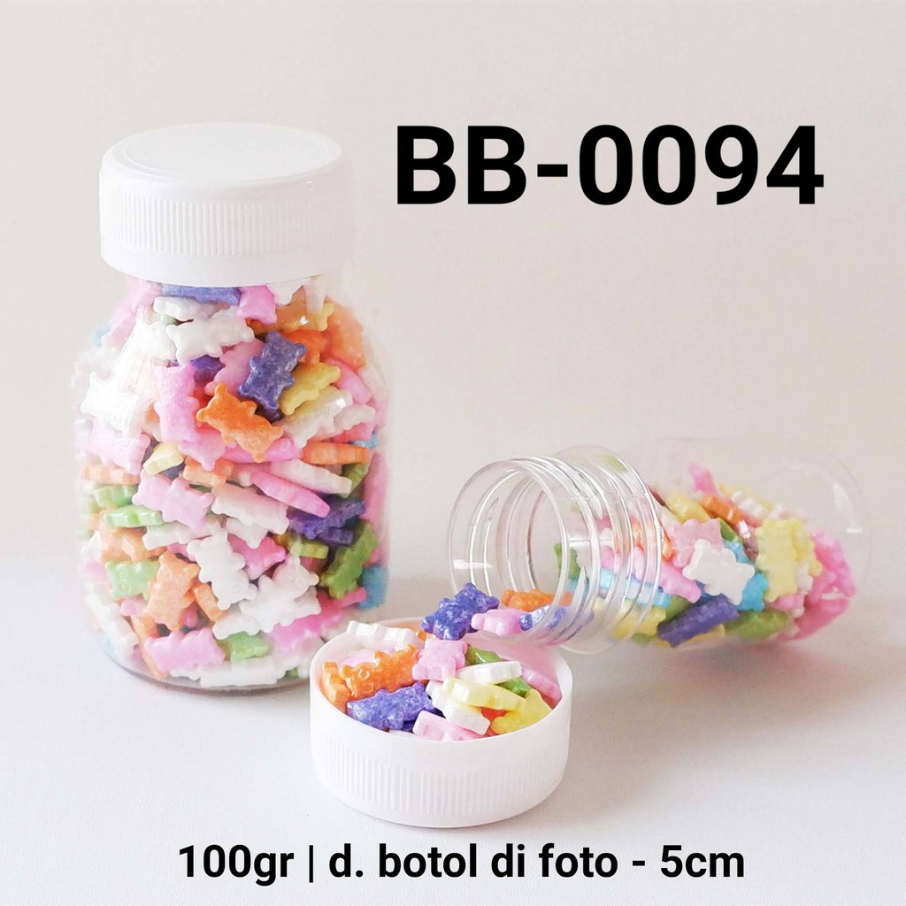 

BB-0094 Sprinkles sprinkle sprinkel 100 gram teddy bear beruang yamama baking grosir murah sprinkles cake dekorasi mutiara trimit decoration story sprinklestory sprinklesstory sprinkle story yamama baking