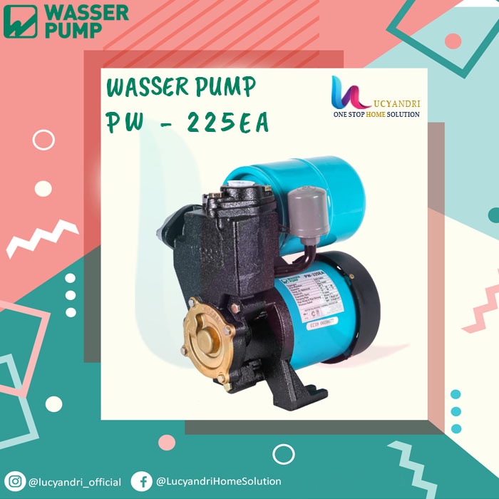 Pompa Air Sumur Dangkal WASSER PW 225 EA