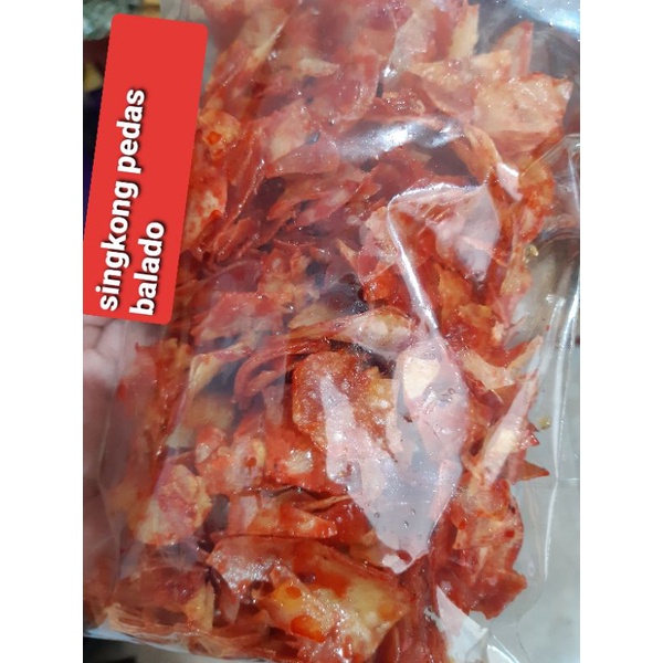 

Keripik singkong pedas balado