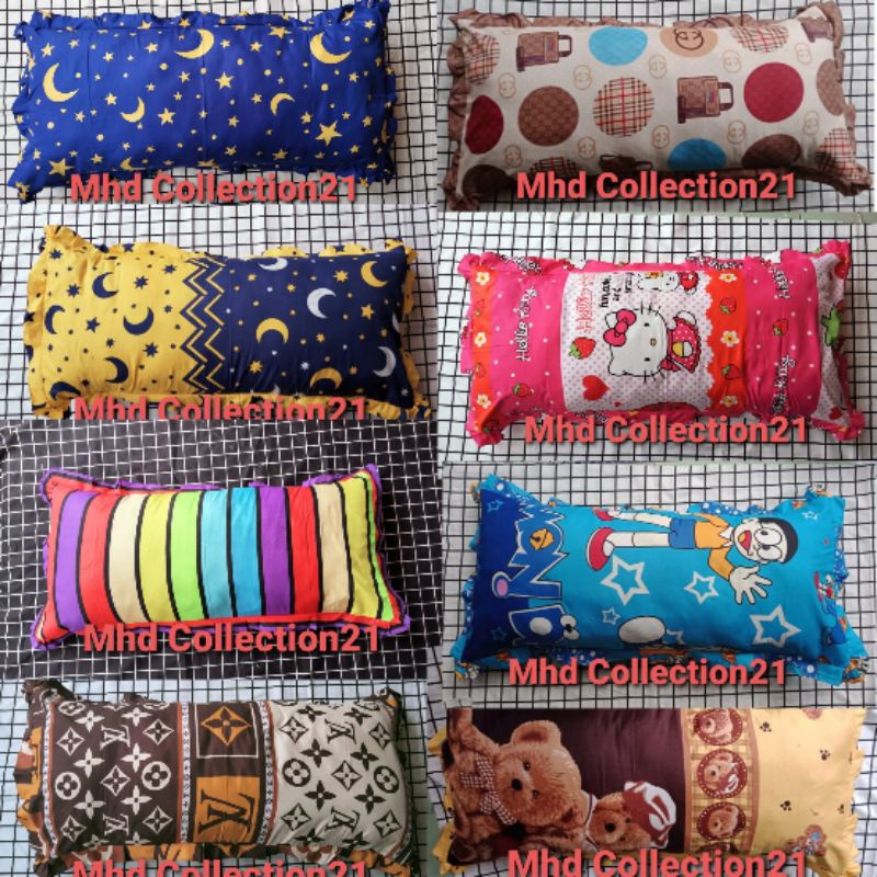Promo Big sale Sarung Bantal Cinta jumbo motif karakter Termurah// Sarung bantal panjang murah // Sa