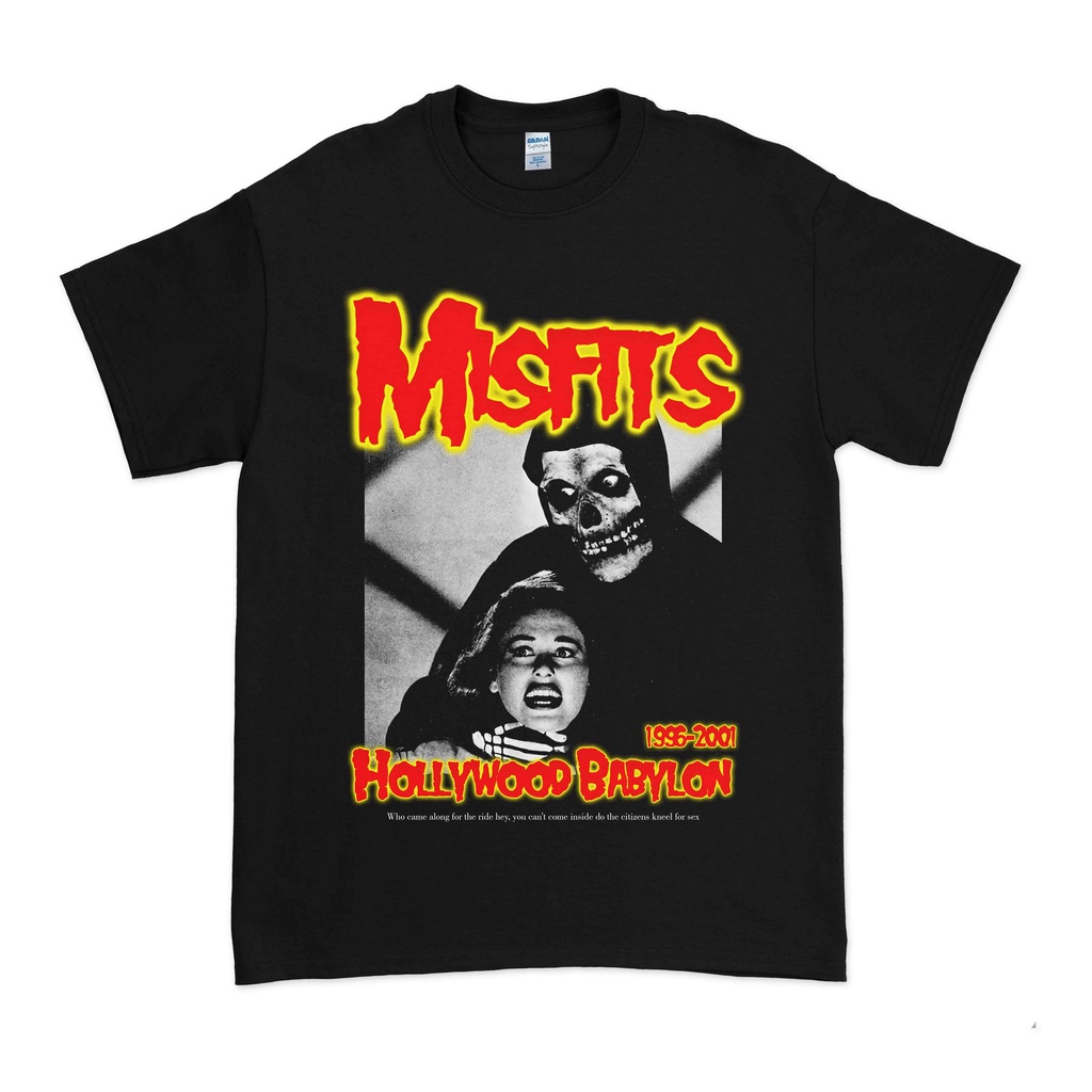 KAOS BAND MISFITS | BAJU BAND | BAJU MUSIK | KAOS MUSIK | KAOS BAND | KAOS GILDAN SOFTSTYLE