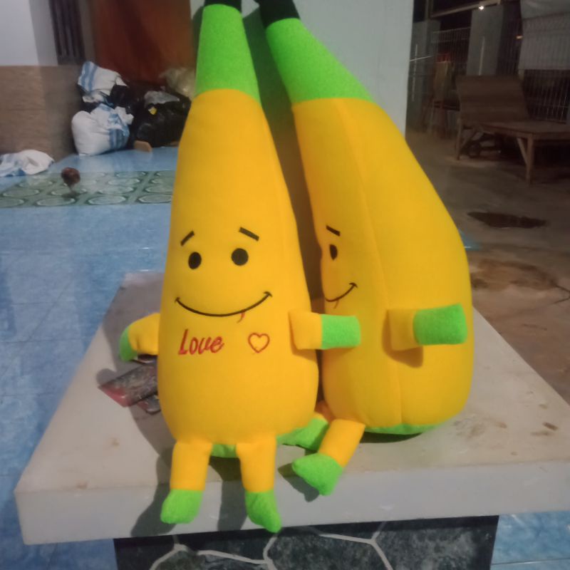 Boneka banana pisang murah size m