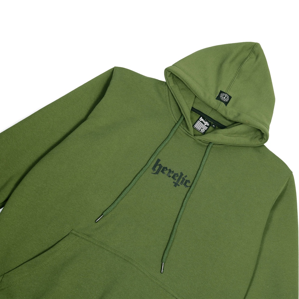 Heretic - Pullover Hoodie - Green Pentagram