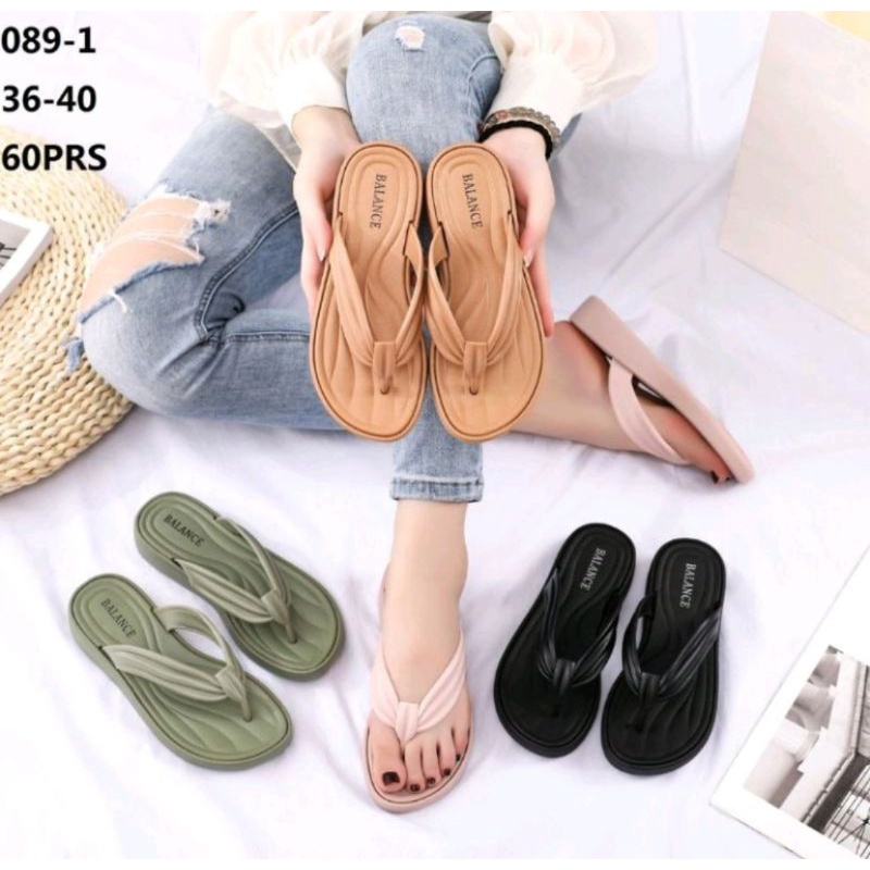 Balance 089-1 Sandal Jepit Wanita Jelly 36 - 40 Terbaru