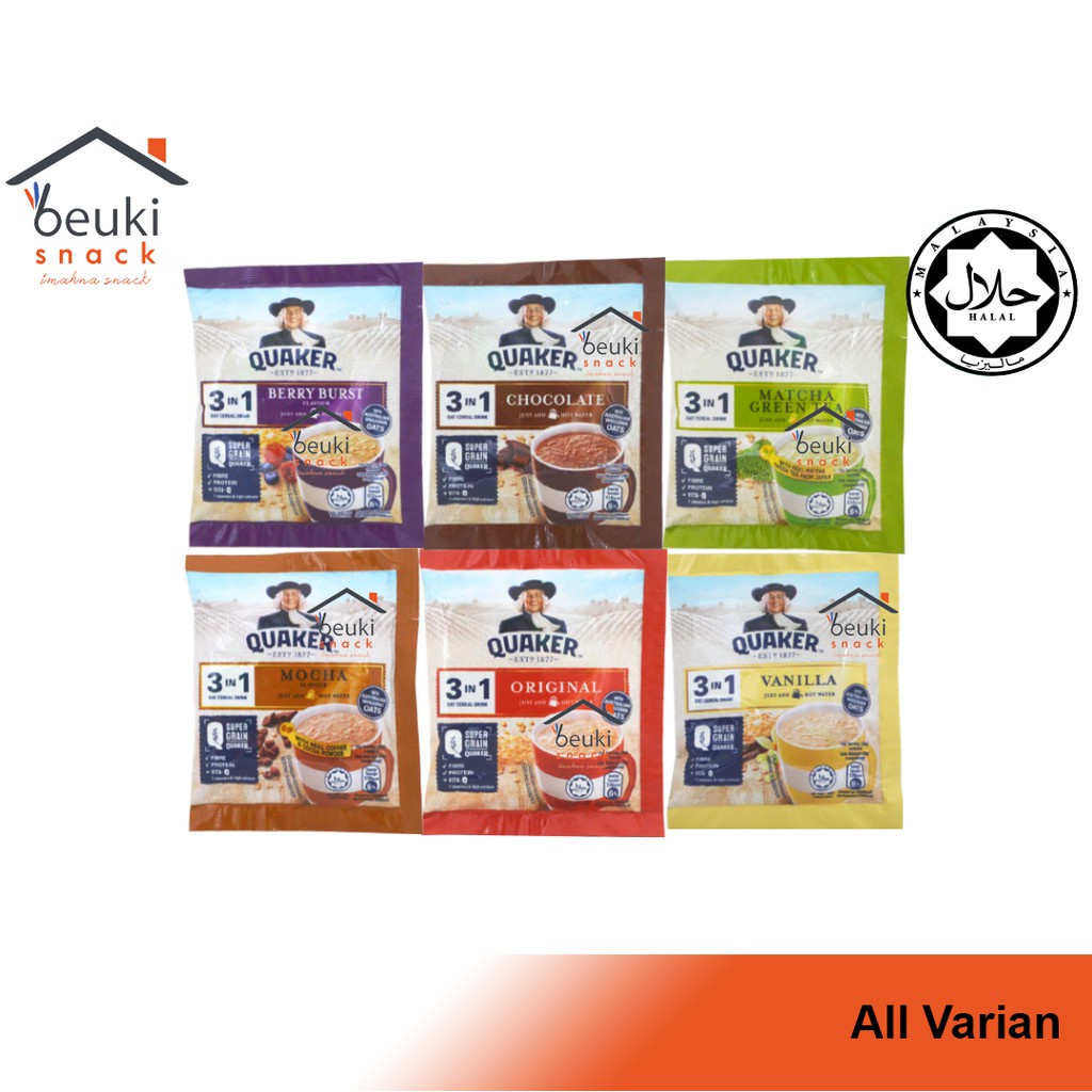 

Quaker Oat Cereal Drink Minuman Sereal Oat Import Halal Malaysia