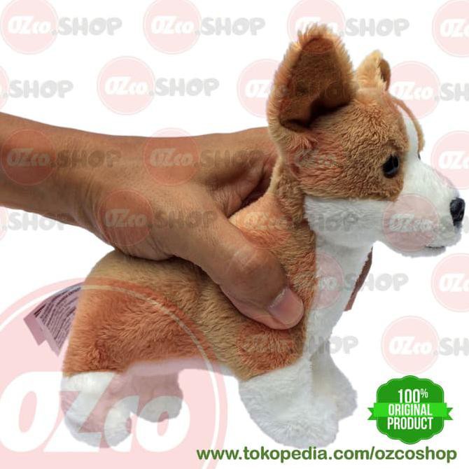 

14.84Ftgrdujh- Boneka Hewan Anjing Welsh Corgi Original Ozco Soz080 -Toko-Boneka.