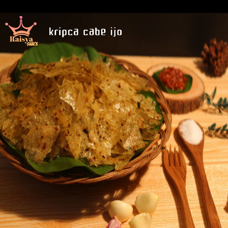 

KERIPIK KACA Rawit ijo 500gr