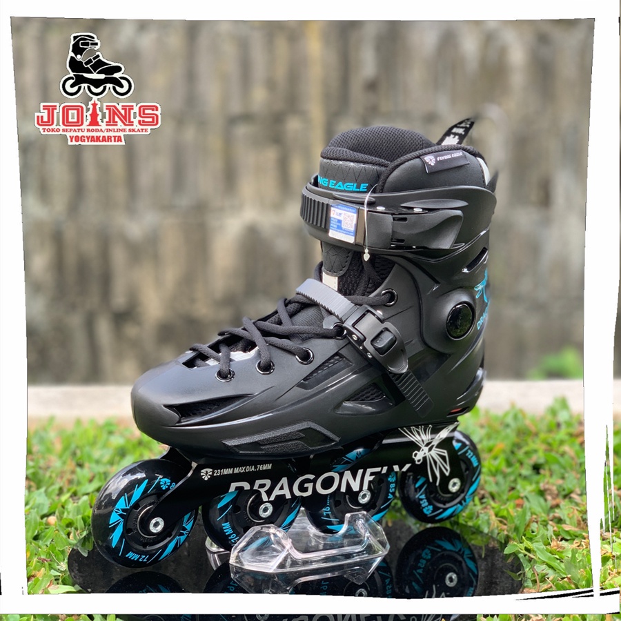 Sepatu Roda Inline Skate Flying Eagle F3 Dragonfly Black