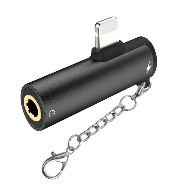 Splitter iphone 2in1 converter Otg iphone charger+headset by FLECO