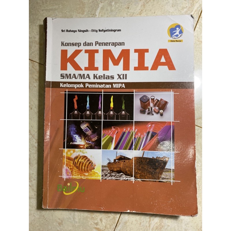 Buku Paket KIMIA kelas 12 Bailmu