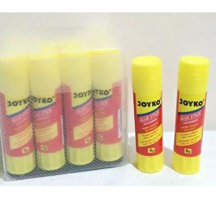 

Berkualitas 12 pcs LEM GLUE STICK JOYKO 8 GRAM /LEM STIK KERTAS 8 GR