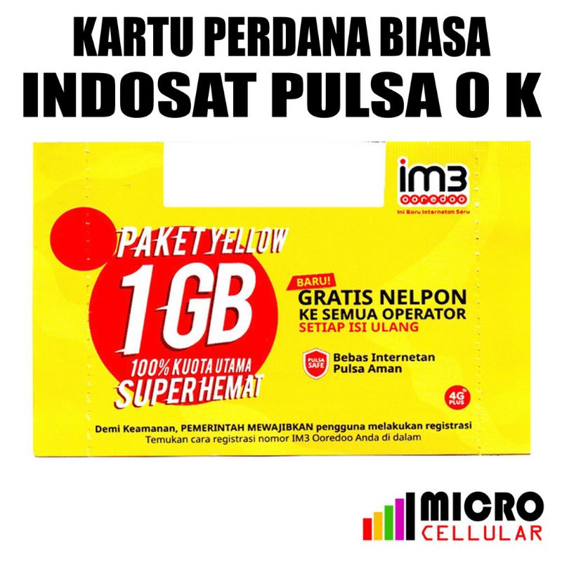INDOSAT PULSA 0K