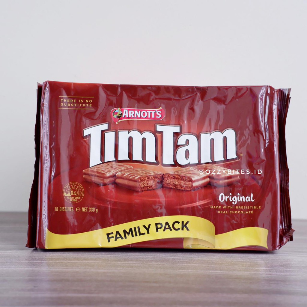 

Tim Tam Original Family Pack Choc Indulgence Biscuit 365g