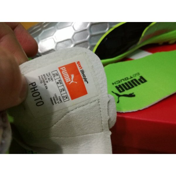 Sepatu Futsal Puma evoTOUCH 3 Silver - TURF