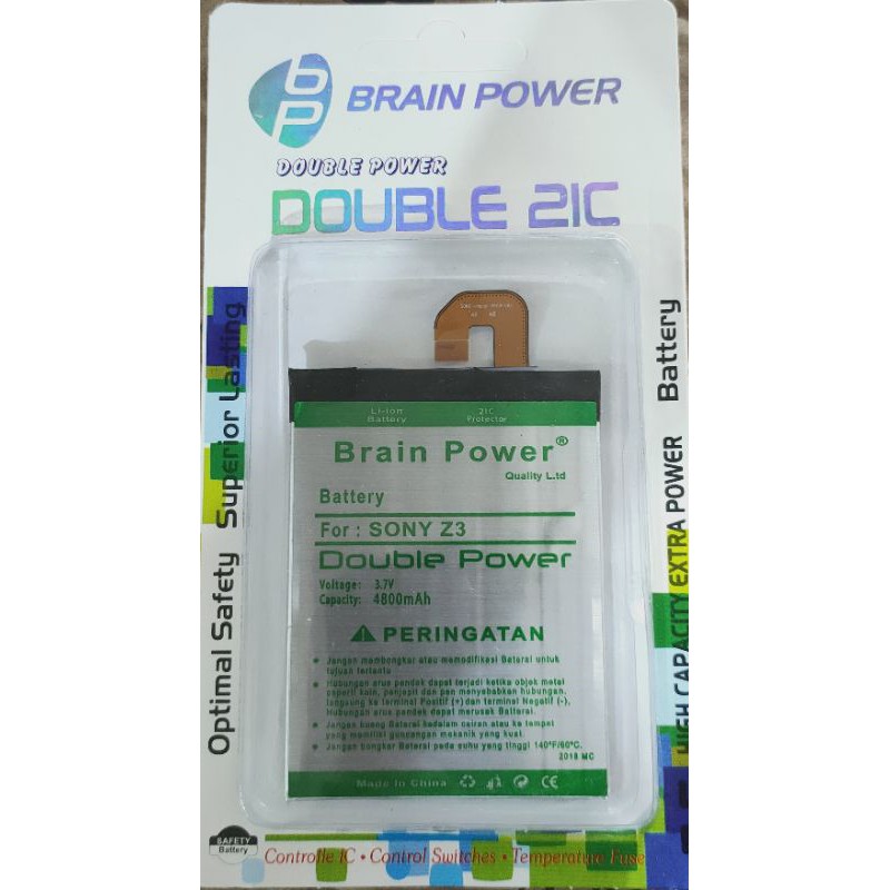 Battery batre Sony Z3 Brain power