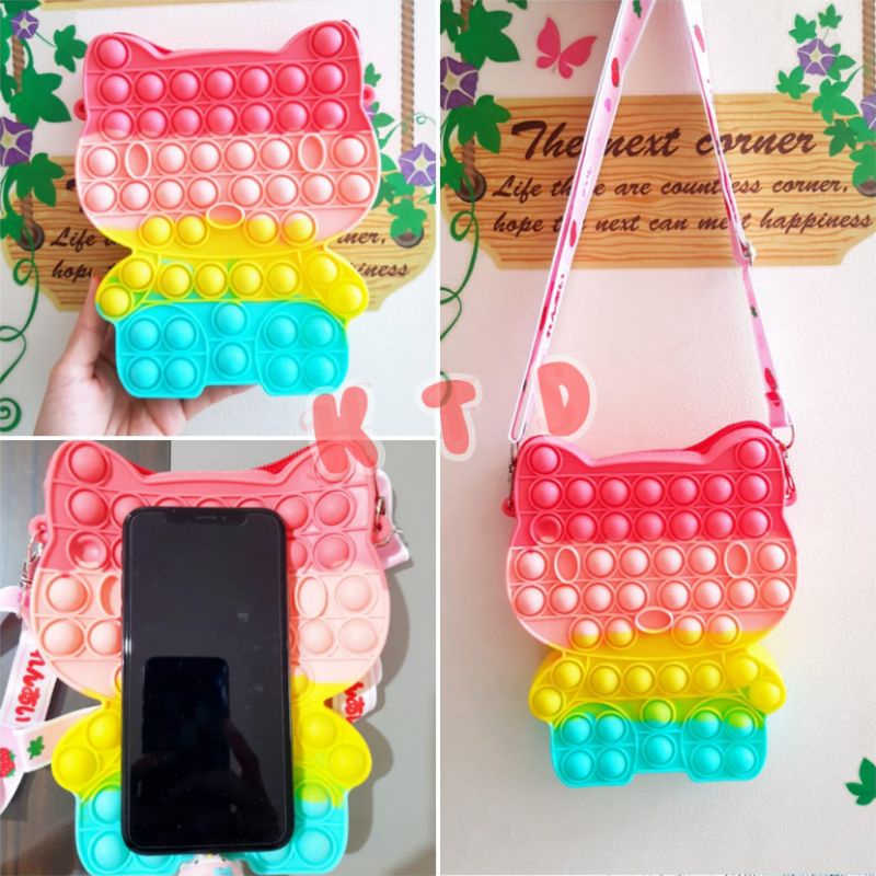 Tas Pop it Hello Kitty