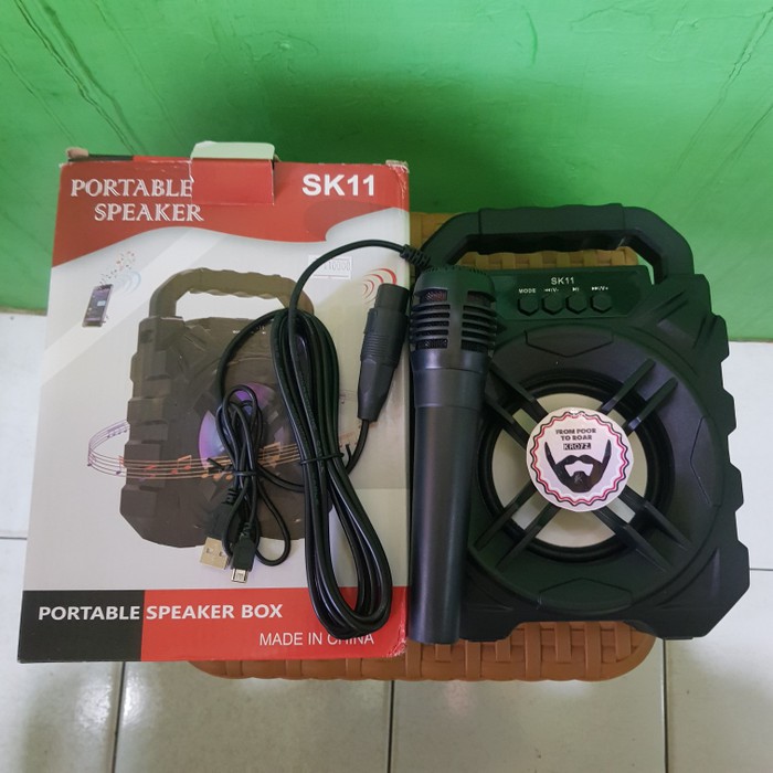 Speaker plus microphone SK11 original murah terbaik