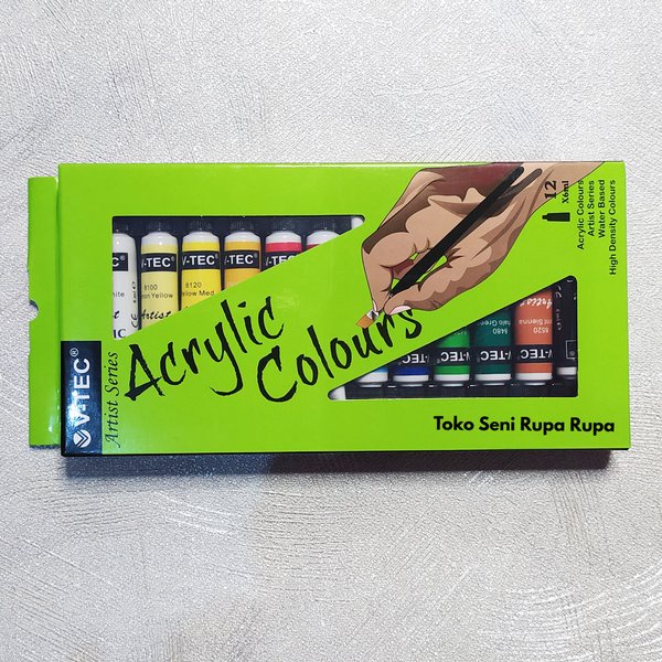 

Cat Lukis - Cat akrilik satu set isi 12 tube - Cat Acrylic - Cat Melukis - Cat Menggambar Murah