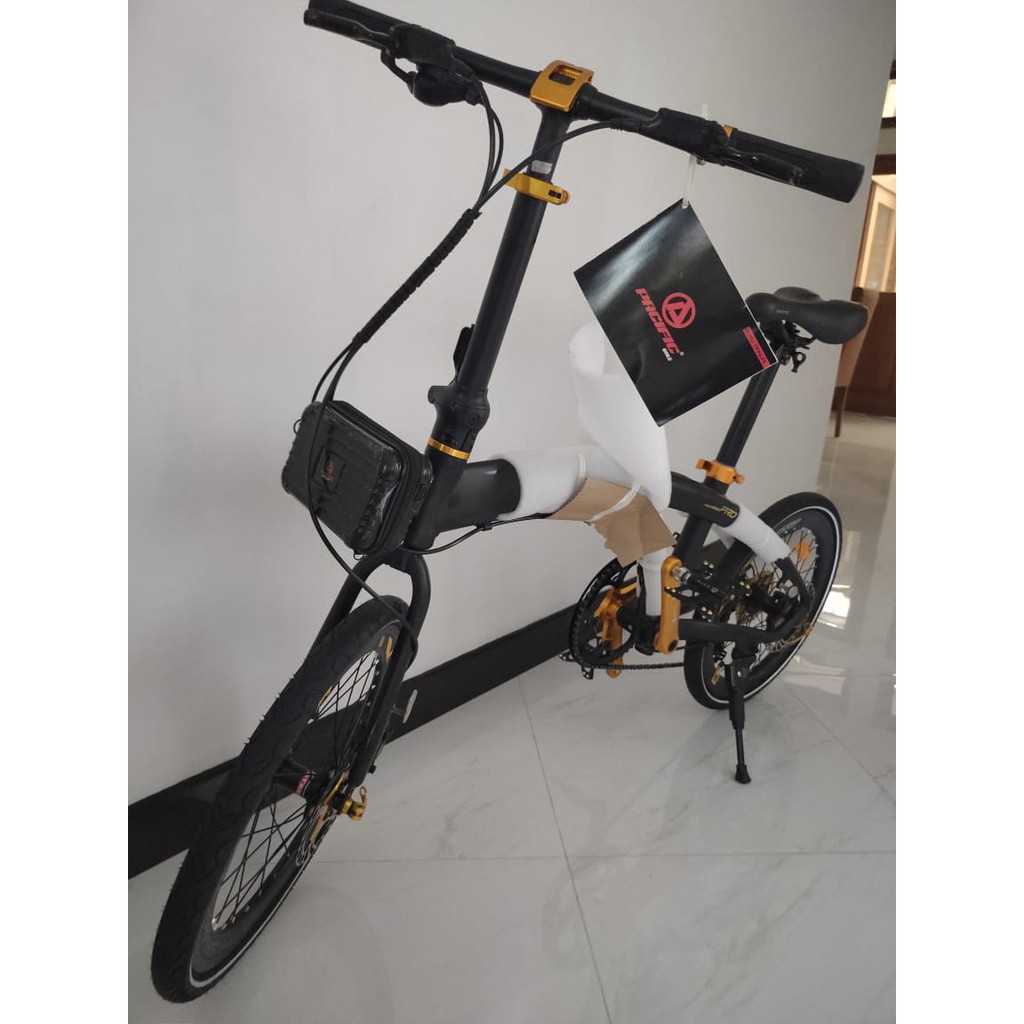 Folding Bike Pacific NORIS PRO 20 inch Hydraulic - GOLD