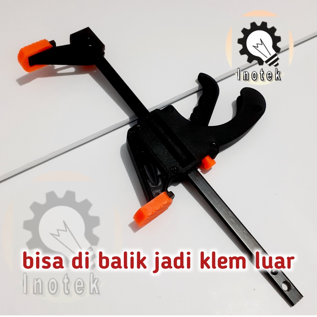 Catok Mini Klem Clamp F 4 inch Jepit Kayu