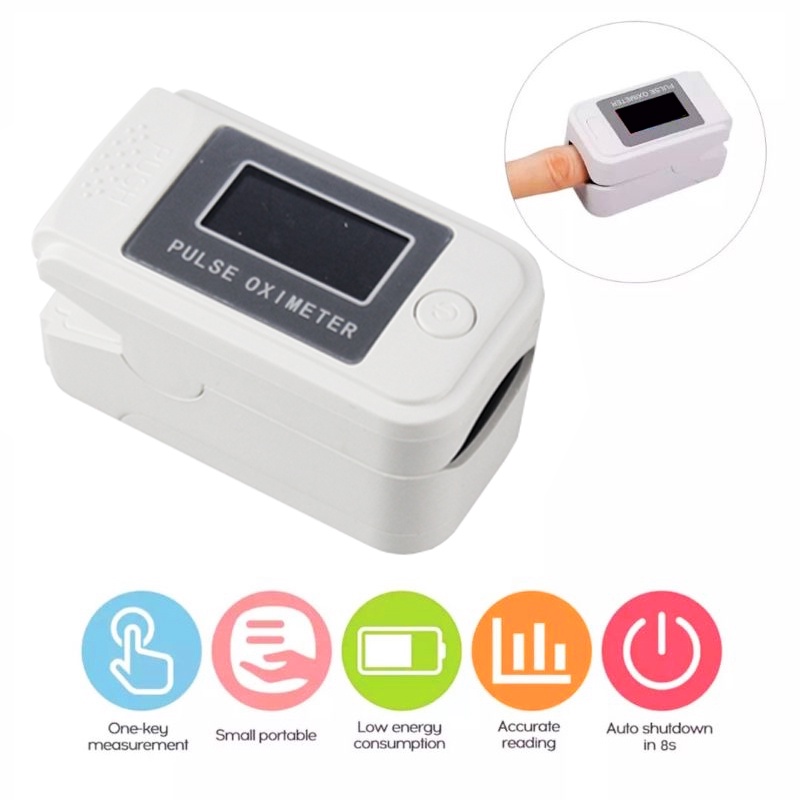 Oximeter Fingertip Pulse Oxymeter LK89 Kadar Oksigen