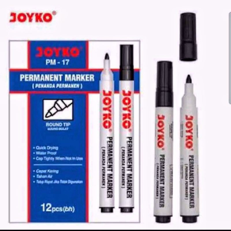 

Spidol Permanent Marker PM-17 Joyko (pcs)