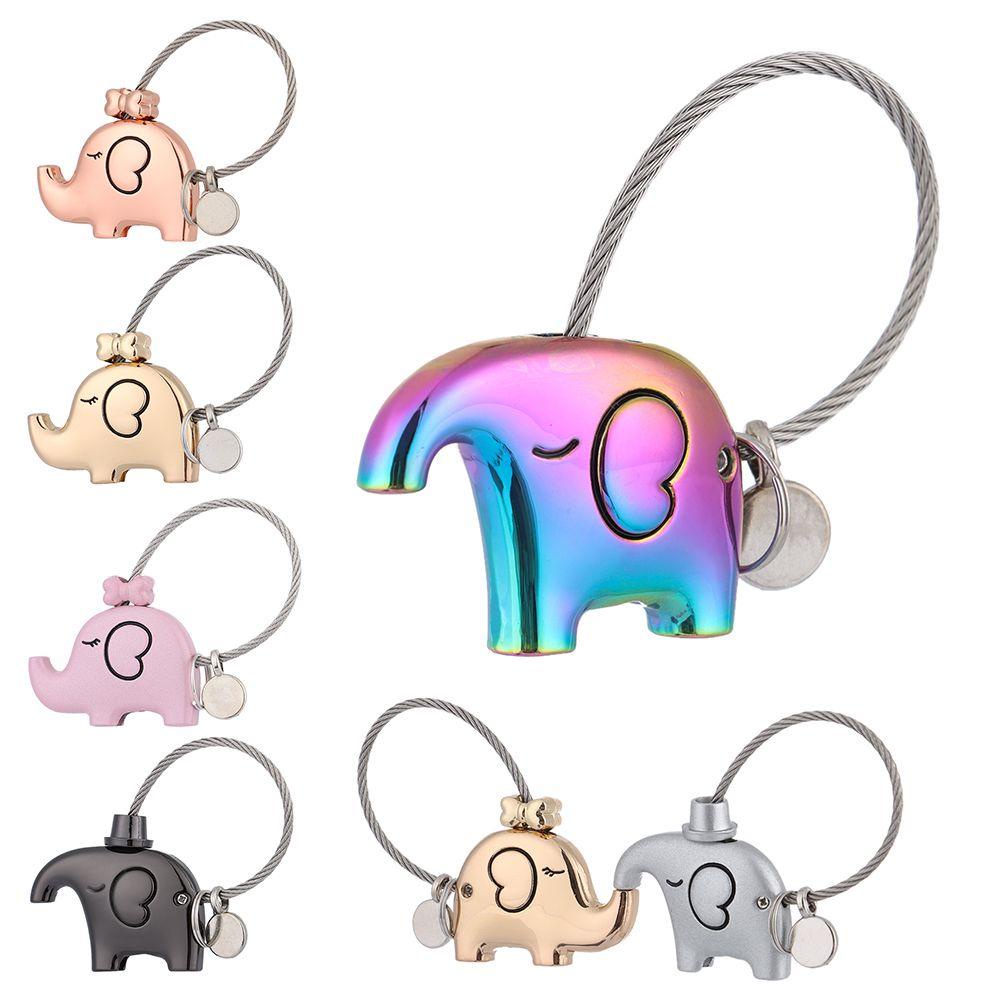 Lily Gantungan Kunci Kartun Dekorasi Lover Lanyard Elephant