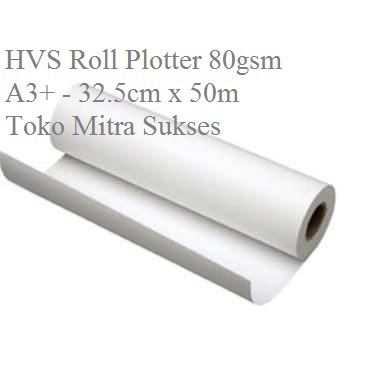 

Promo Kertas HVS Roll Plotter 80gsm A3+ - 32.5cm X 50meter