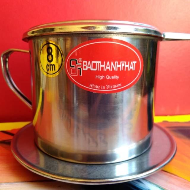 Coffee Dripper Stainless Vietnamese - Dripper Kopi Vietnam 8cm