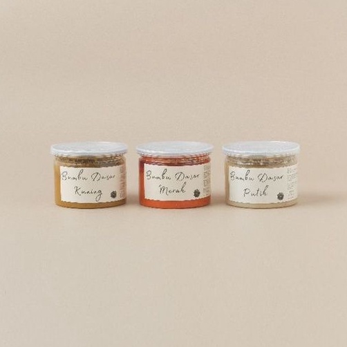 SATUMEJA - Bumbu Dasar Putih / Bumbu Kuning / Bumbu Merah / Bumbu Hijau / Bumbu Oranye Halus Dapur Masak Instan