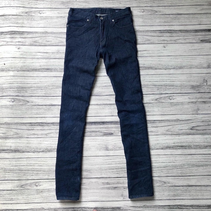 celana jeans uniqlo size 28 reguler fit-cowok/pria-second original