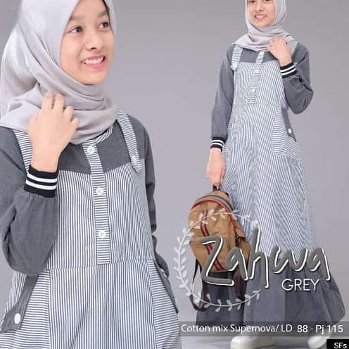 ➼ ZAHWA DRESS KIDS Baju Gamis Anak Remaja Umur 10 - 12 Tahun Baju Remaja Dress Muslim Muslim Anak Ce
