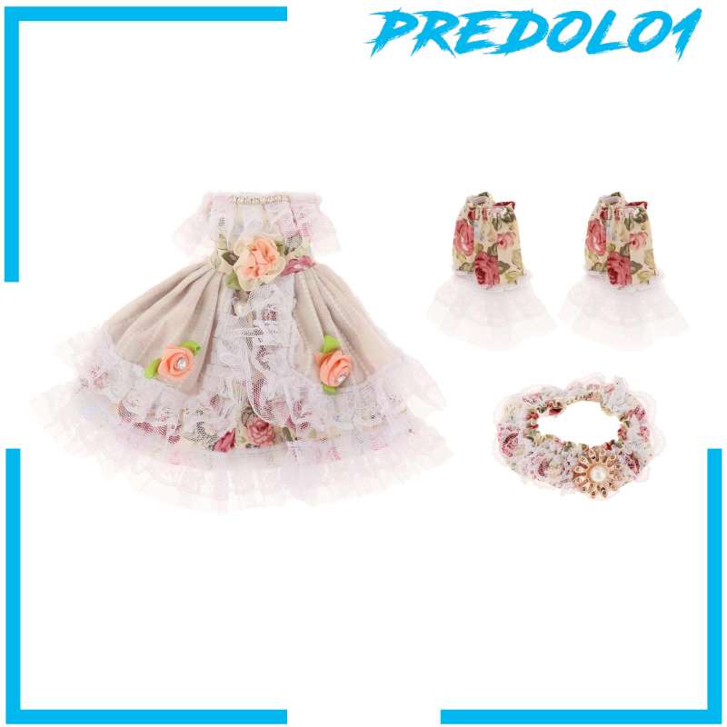 Predolo1 Dress Casual Aksesoris Boneka Bjd